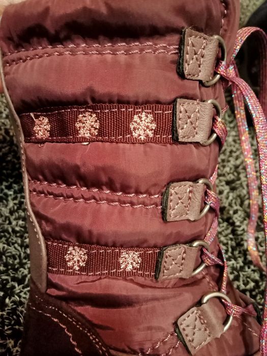 Buty buciki zimowe dla dziewczynki kozaki ciepłe rozmiar 25 ccc j nowe