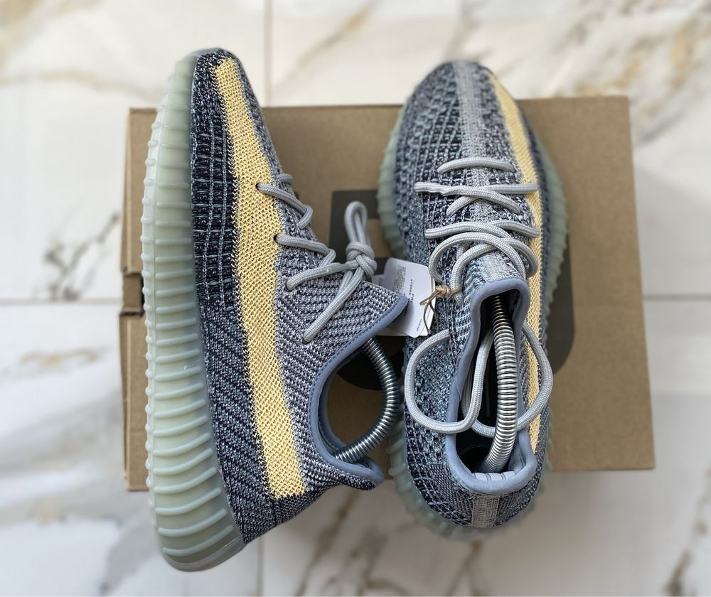 Yeezy 350 us6,5 boost Ash Blue original оригинал 700 500 slide 39