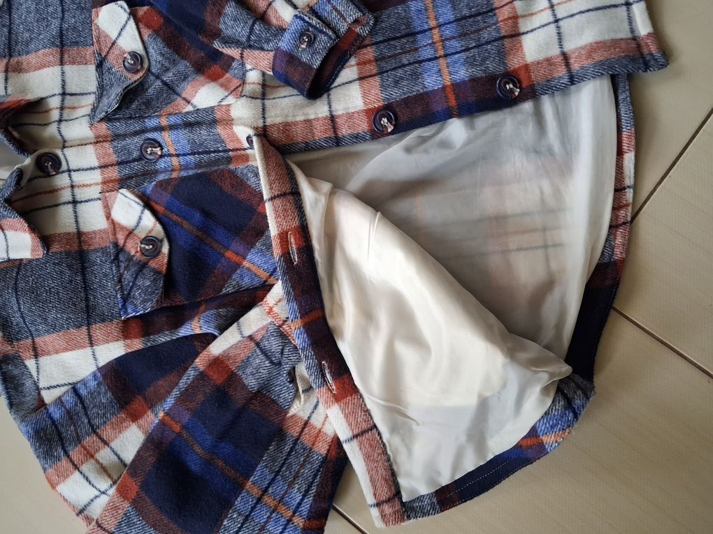 Kurtka damska w kratę Sinsay XXS