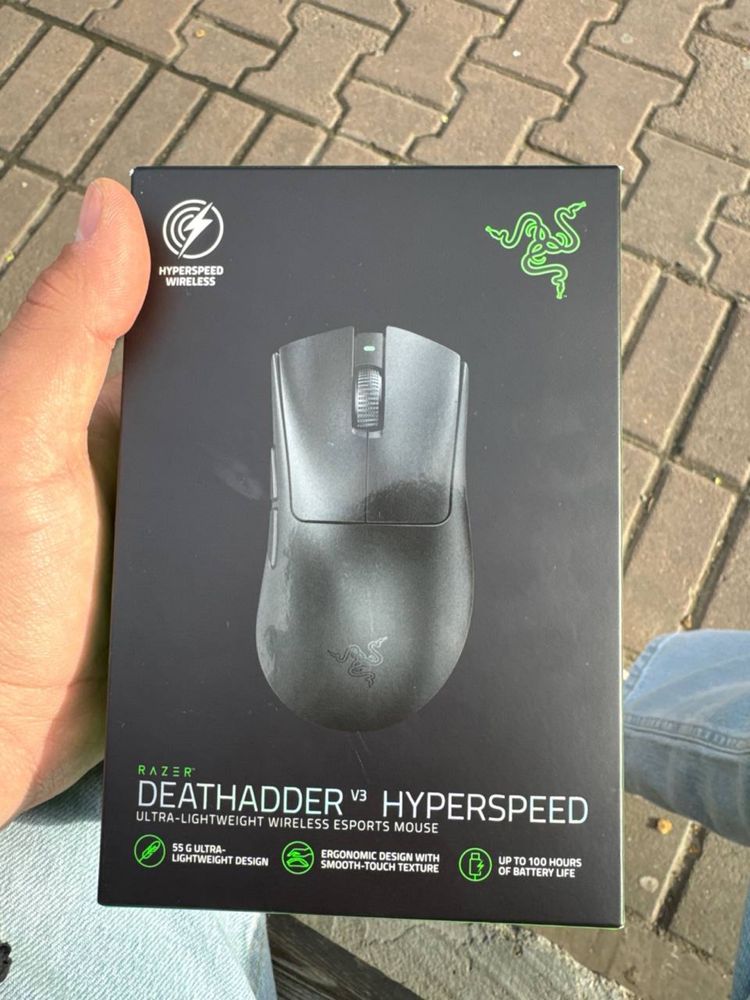 Мышка Razer deathadder v3 hyperspeed