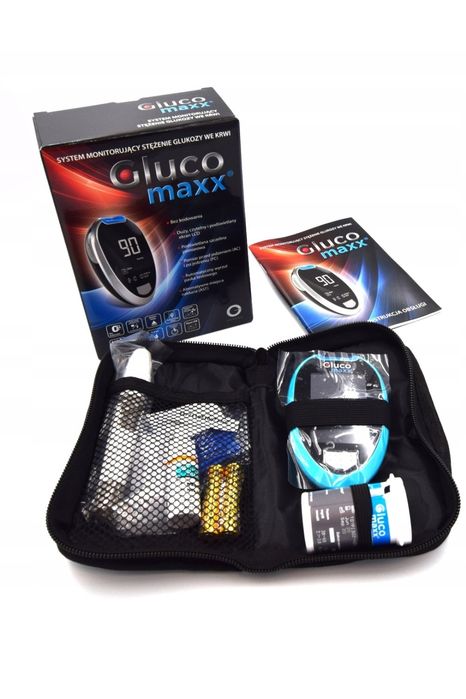Glukometr Glukomaxx - fabrycznie nowy komplet w opakowaniu.
