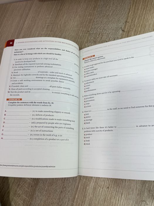 Język angielski zawodowy WSIP