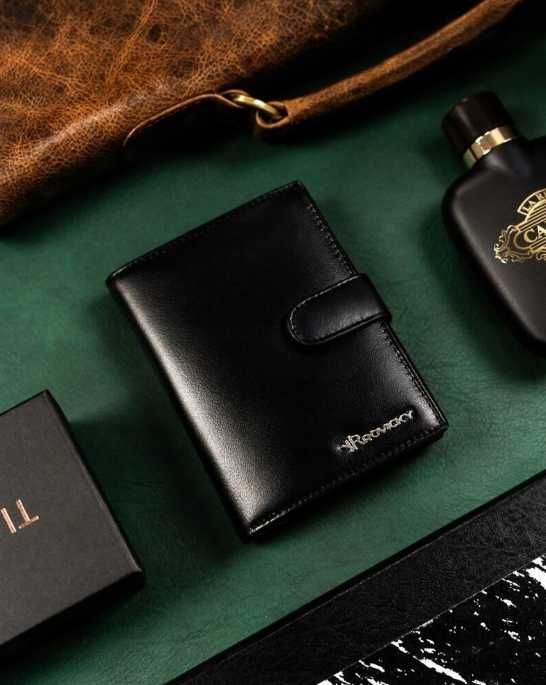 Rovicky portfel skóra naturalna czarny R-SET-M-N4L-KCS BLAC ttst741