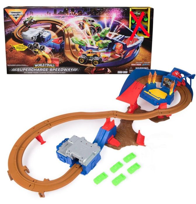 Pista de corridas Supercharger - Hot Wheels Monster Jam
