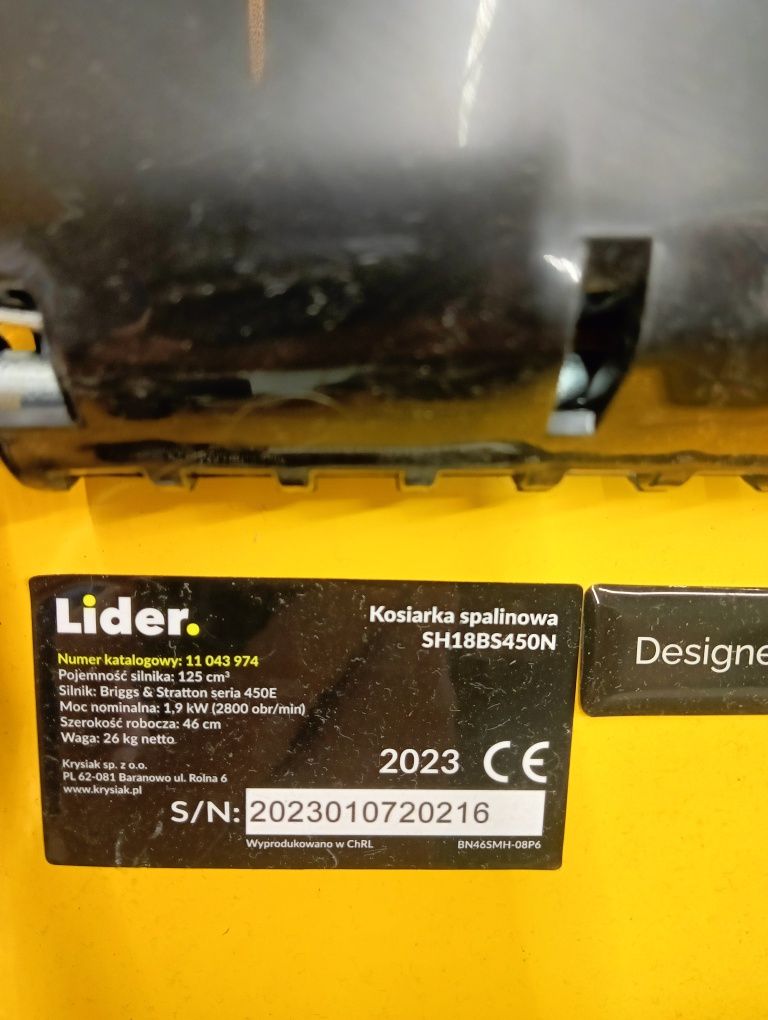 kosiarka spalinowa lider nowa