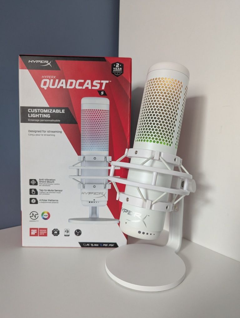 Мікрофон HyperX QuadCast S RGB