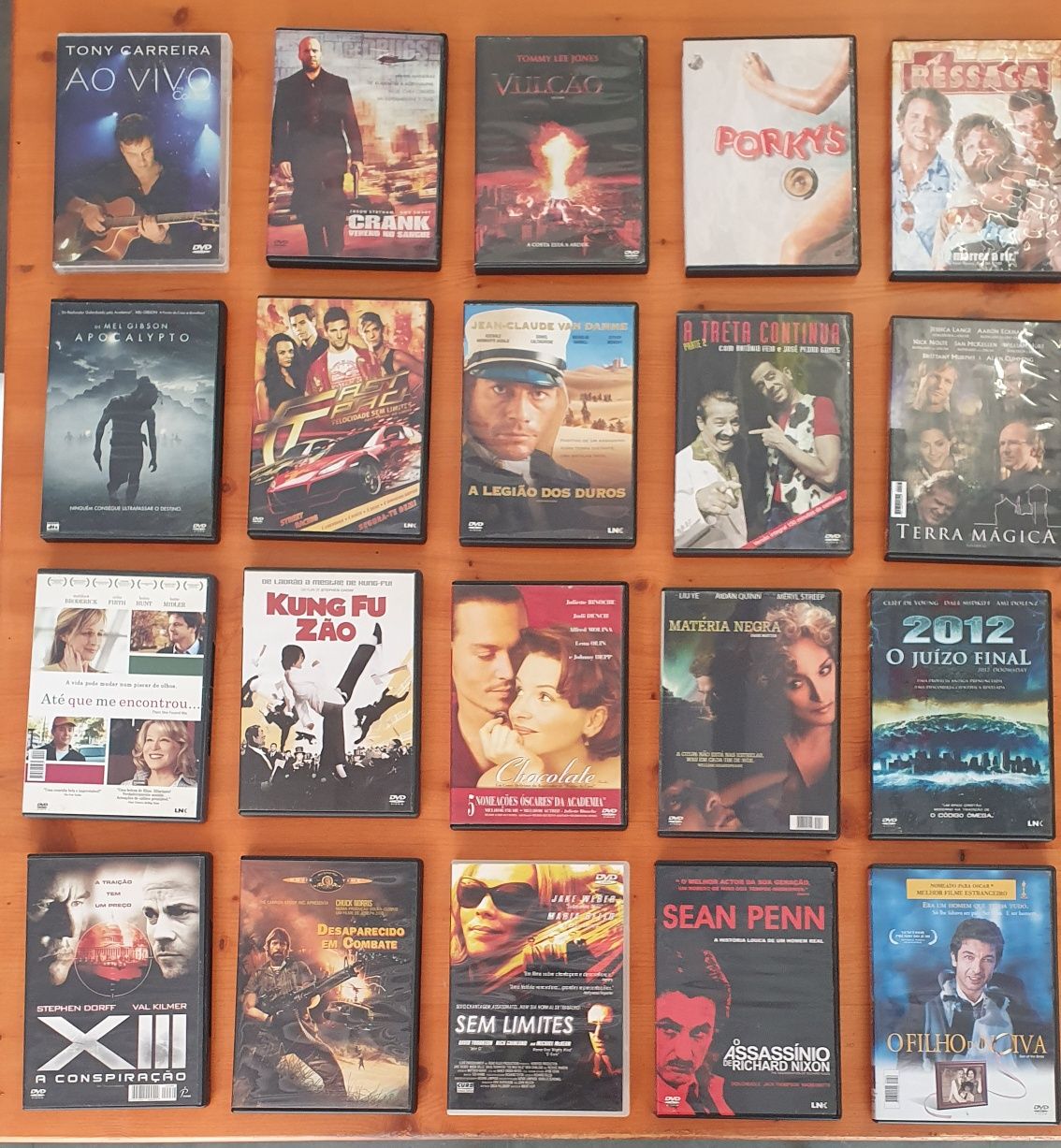 DVDs de grandes títulos Cinema