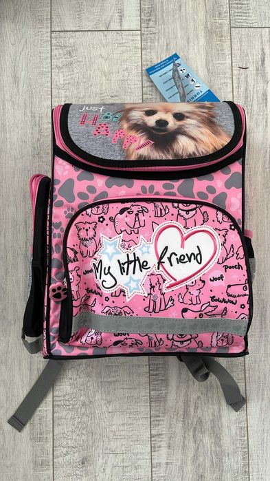 Tornister szkolny My Little Friend PINK DOG PIESEK ST. MAJEWSKI