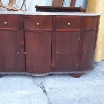 Móvel aparador/consola com pedra marmore