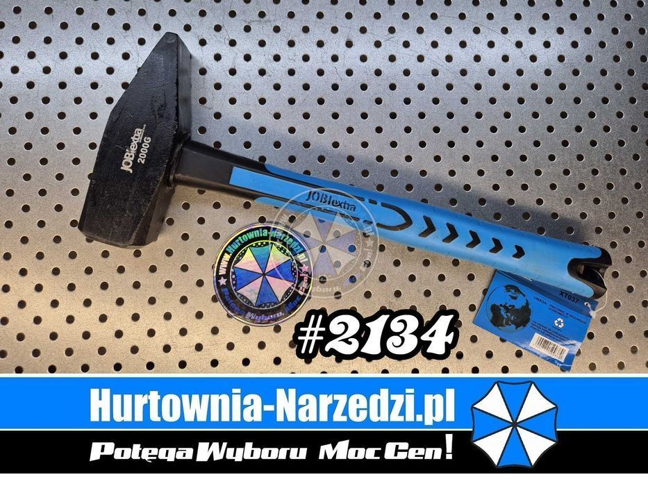 Młotek ślusarski FIBERGLASS 2000g młotek 2kg młotek ślusarski 2kg