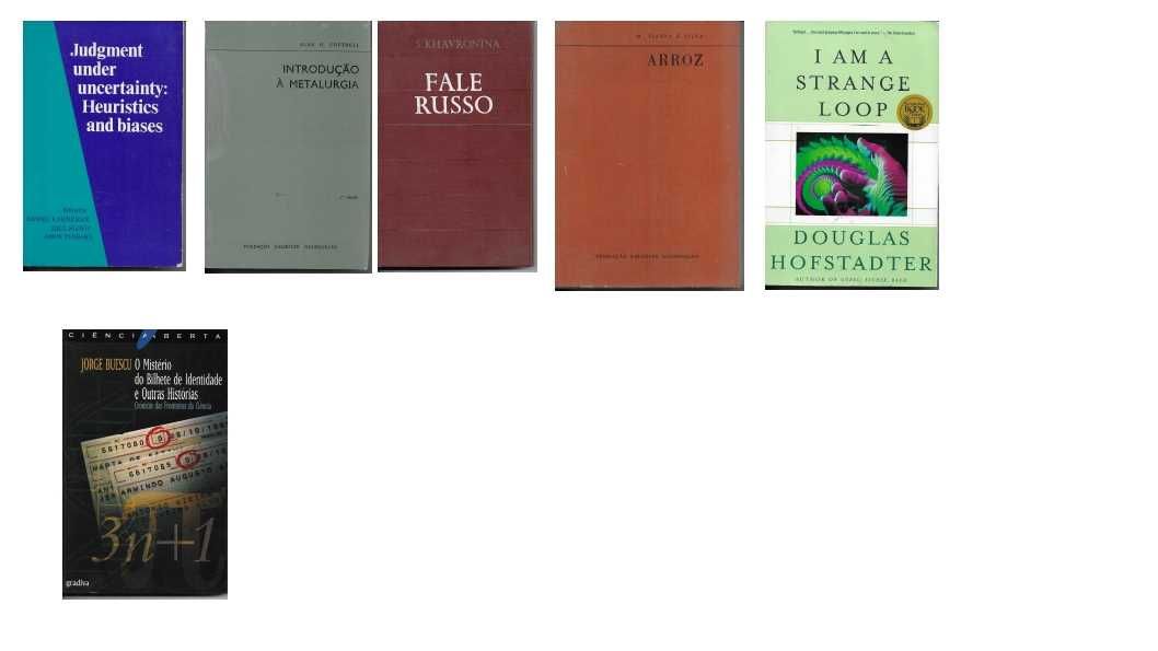Livros Ciências Diversos 1
