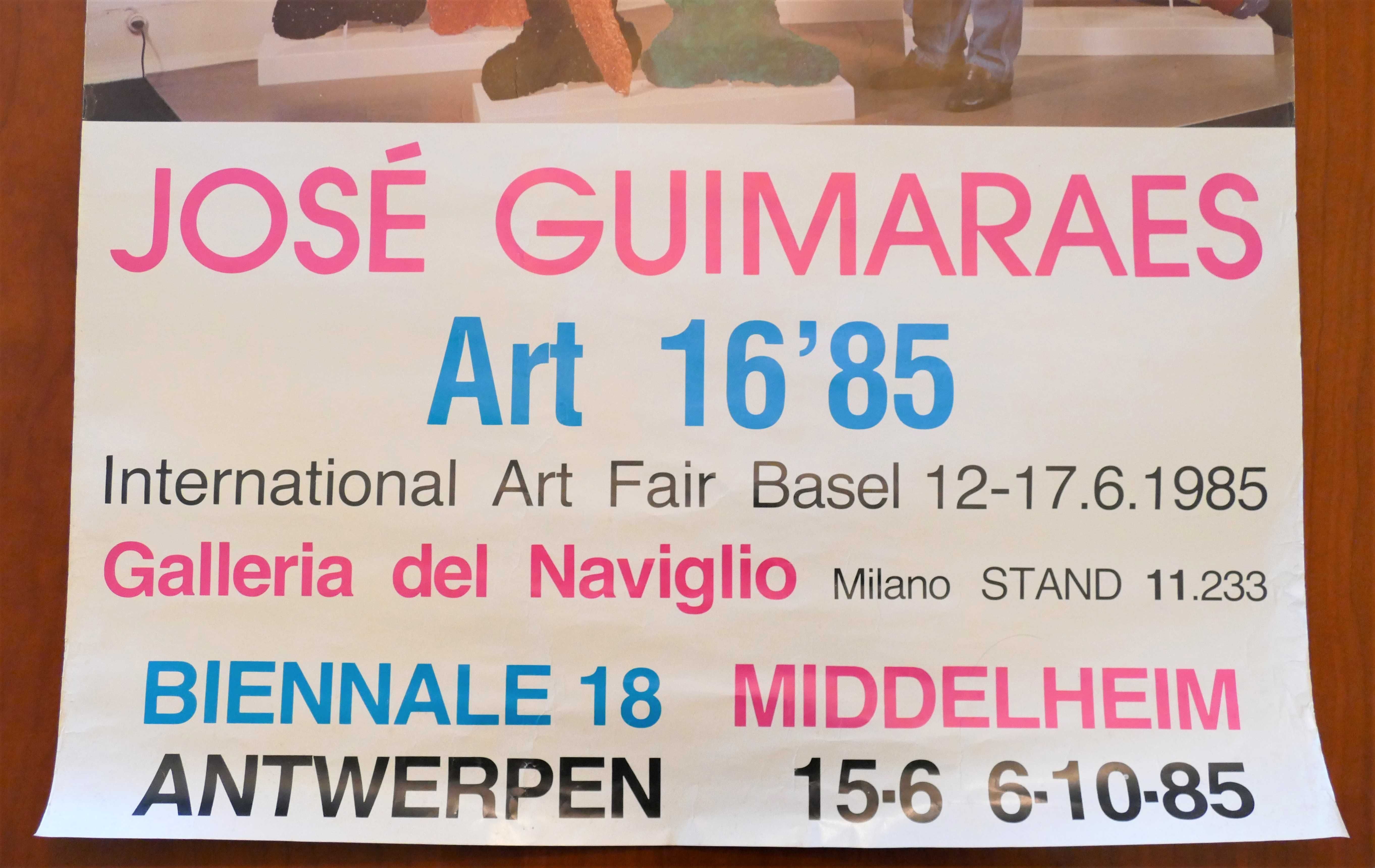 José de Guimarães - Grande Cartaz Litográfico 1985