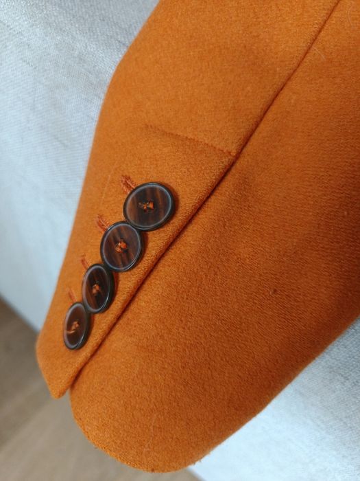 Wełniany płaszcz na jesień, przejściowy Mango, S