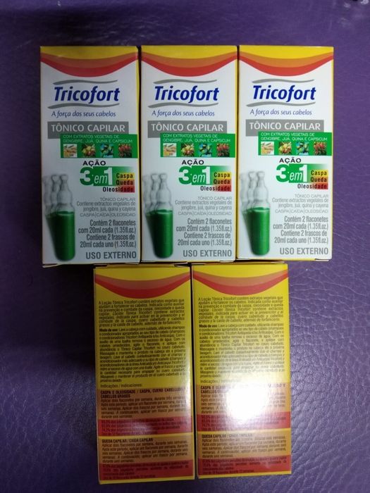 Caixa com 2 frascos de Vitamina de crescimento e tratamento capilar