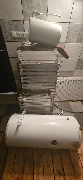 Bojler+naczynie wyrównawcze+grzejniki