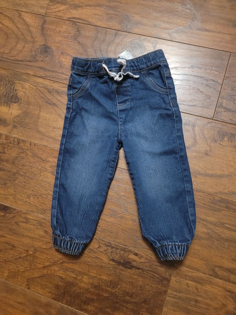 Spodnie jeans 86