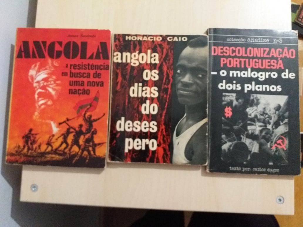 Livros de Angola e sobre Angola - Descolonização, Café, Refugiados