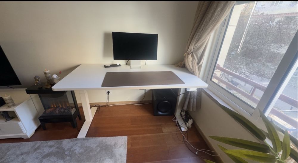 Mesa de secretaria Flexispot Electrica (tampo 160x80)