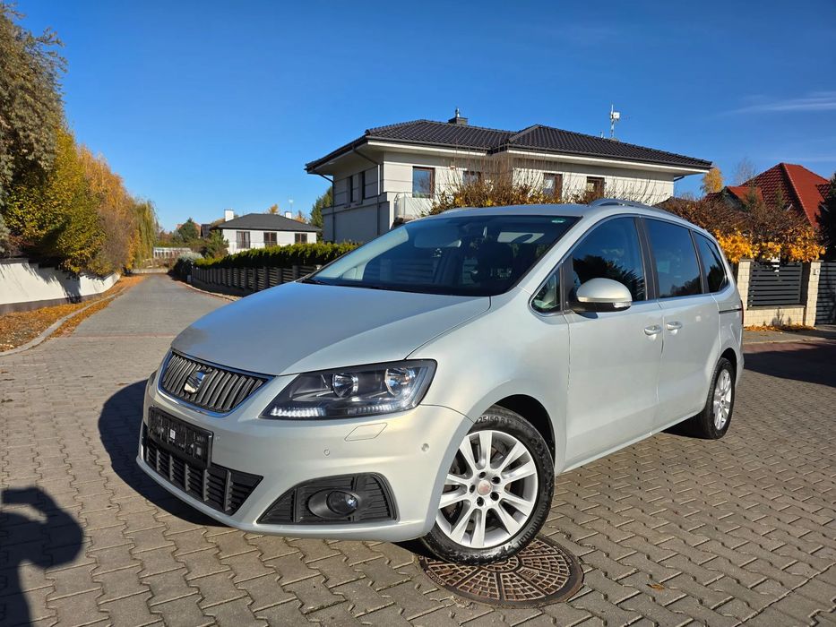 Seat Alhambra 2.0Tdi, navi, kamera, 7 Osób, bezwypadkowy opłacony Szwajcar