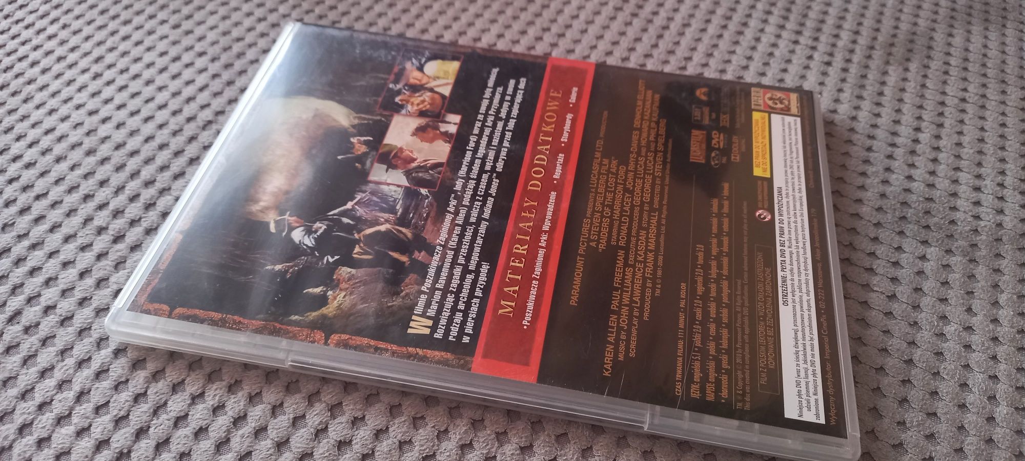 Indiana Jones i poszukiwacze zaginionej arki dvd