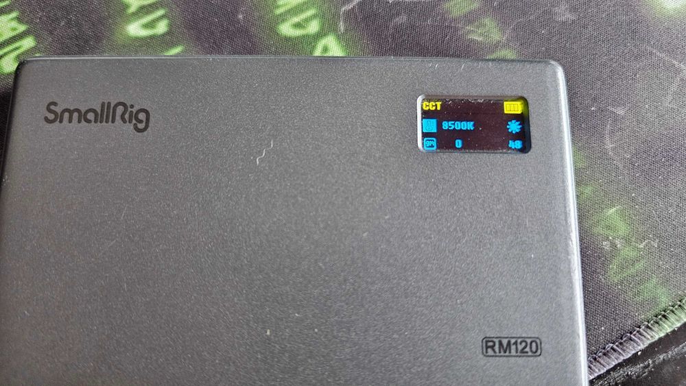 SmallRig RM120 - Luz LED para Vídeo e Fotos / Caixa de Leds