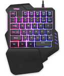 Klawiatura mechaniczna jednoręczna gamingowa RGB RedThunder G30 czarna
