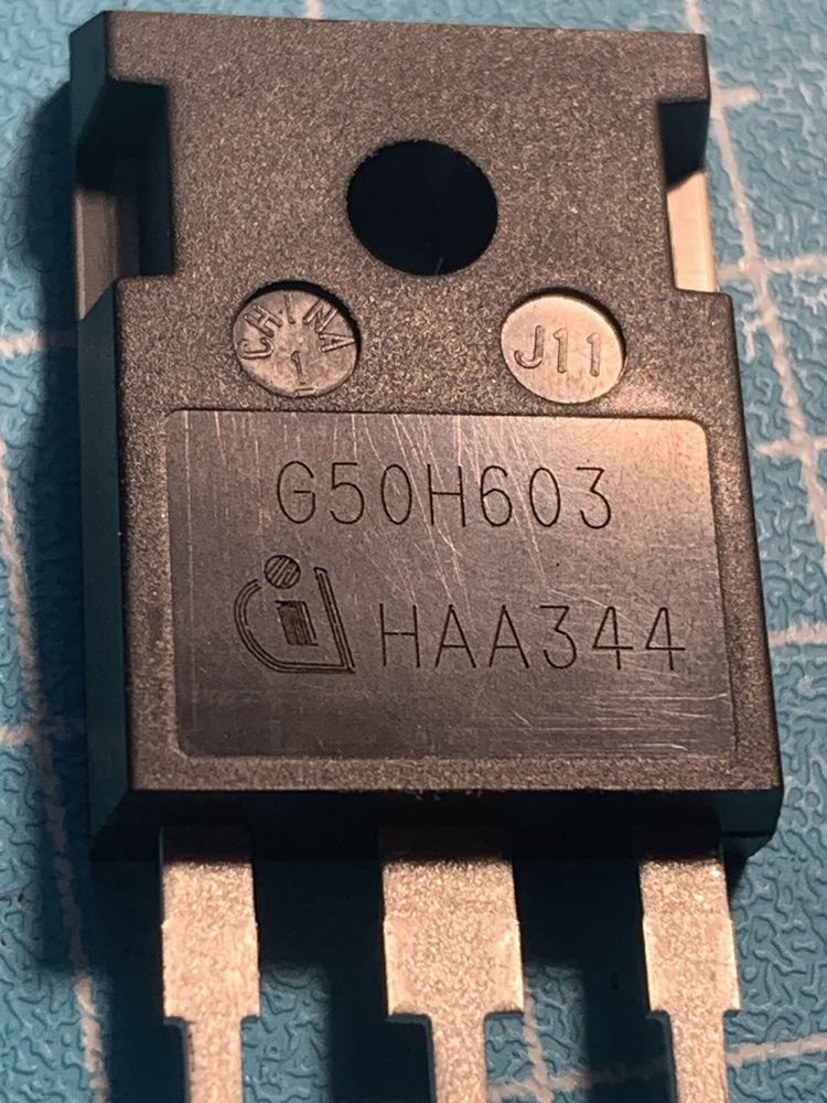 Par de transistors IGBT IGW50N60H3