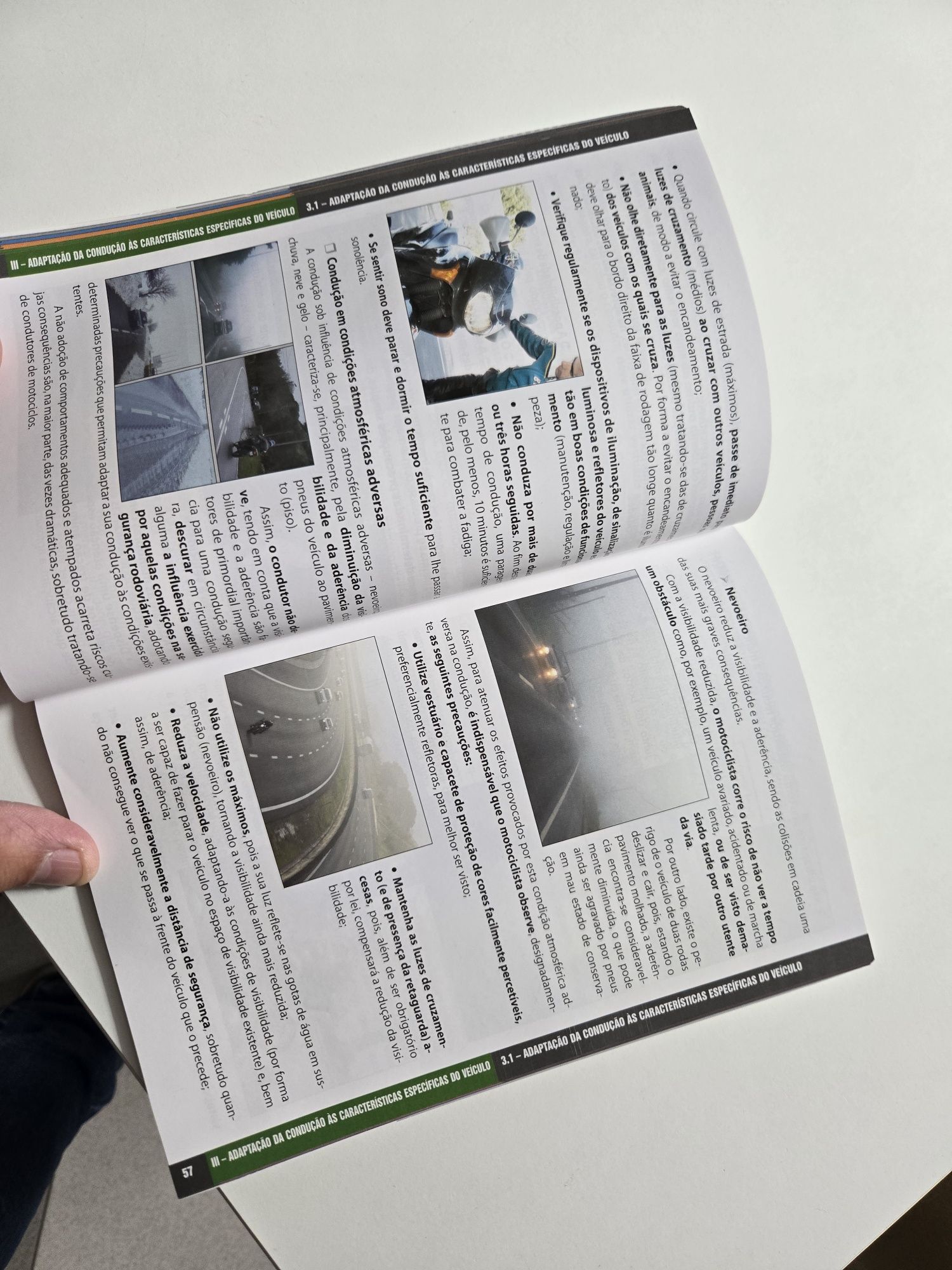 Livro código/carta de moto