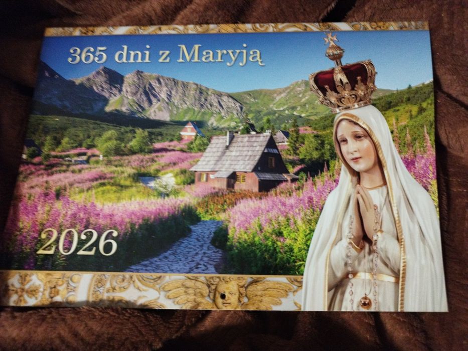 Kalendarz wiszący 365 dni z Maryją 5 sztuk 2026r.