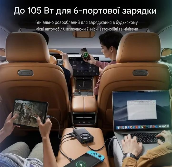 Baseus Golden Contactor Max 60W - автомобільний зарядний пристрій USB