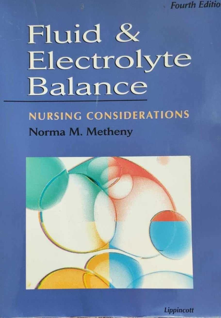Fluid Electrolyte Balance - Metheny, Norma M.