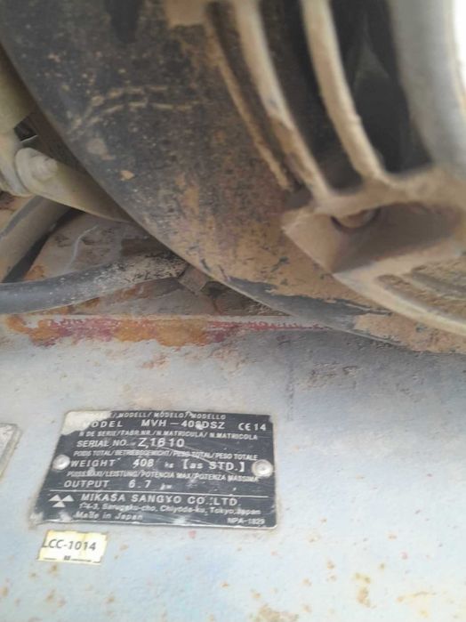 Zagęszczarka rewersyjna MIKASA MVH 408 DSZ DIESEL