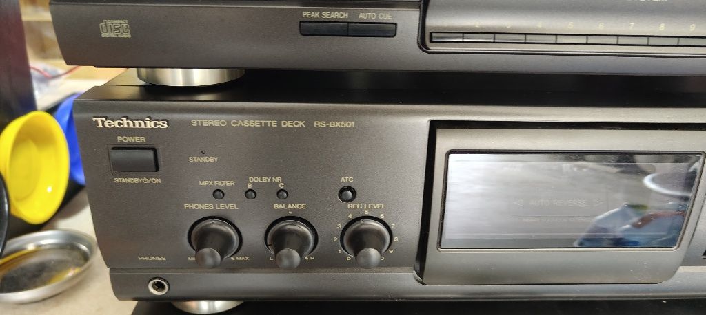 Wieża Technics komplet plus dwa piloty