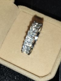 Кольцо Еmerald Crystal  размер 15.5.  18.  18.5