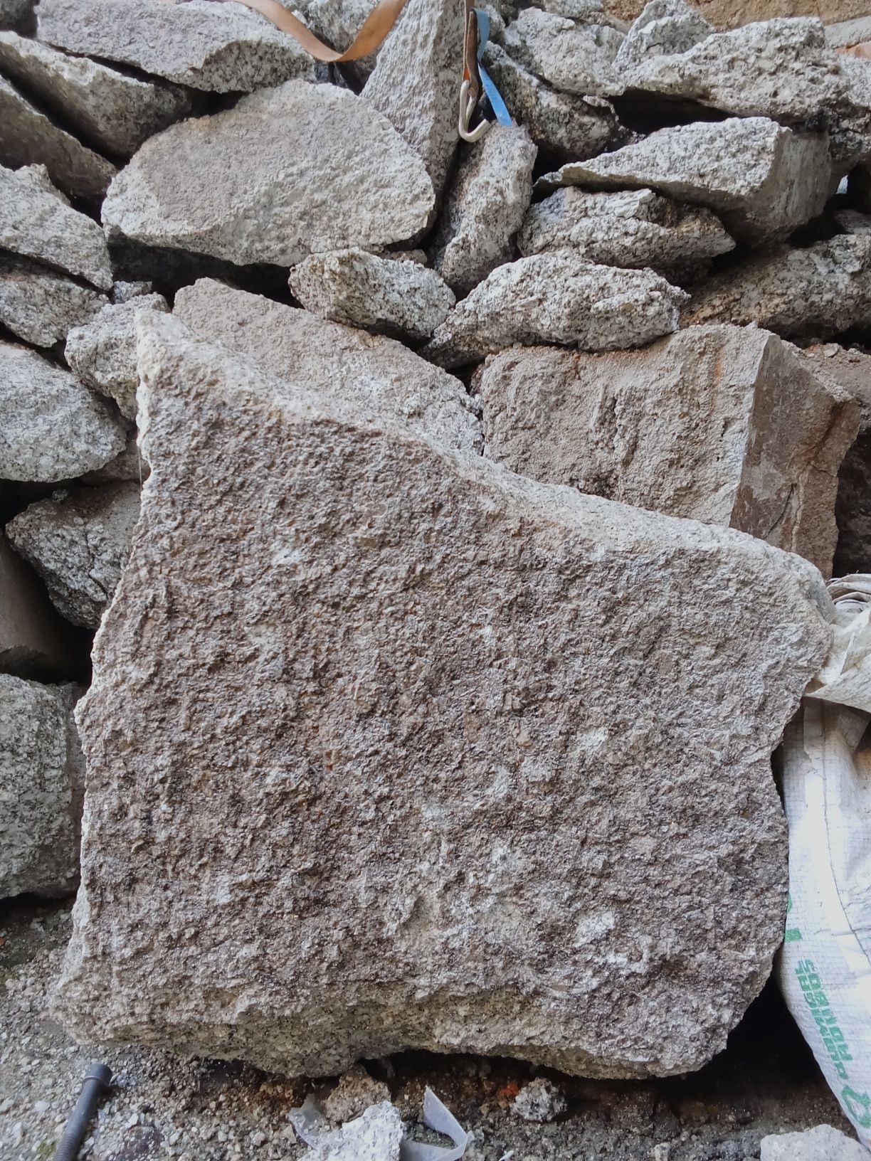 Entulhos de pedra