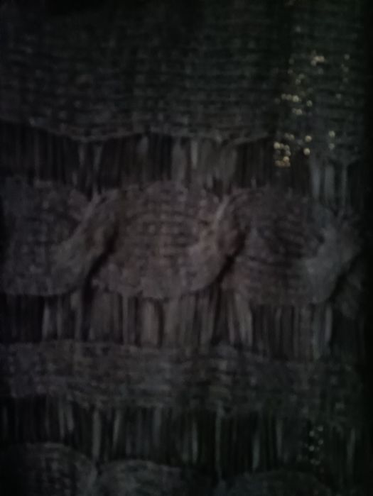 czarny ażurowy sweterek