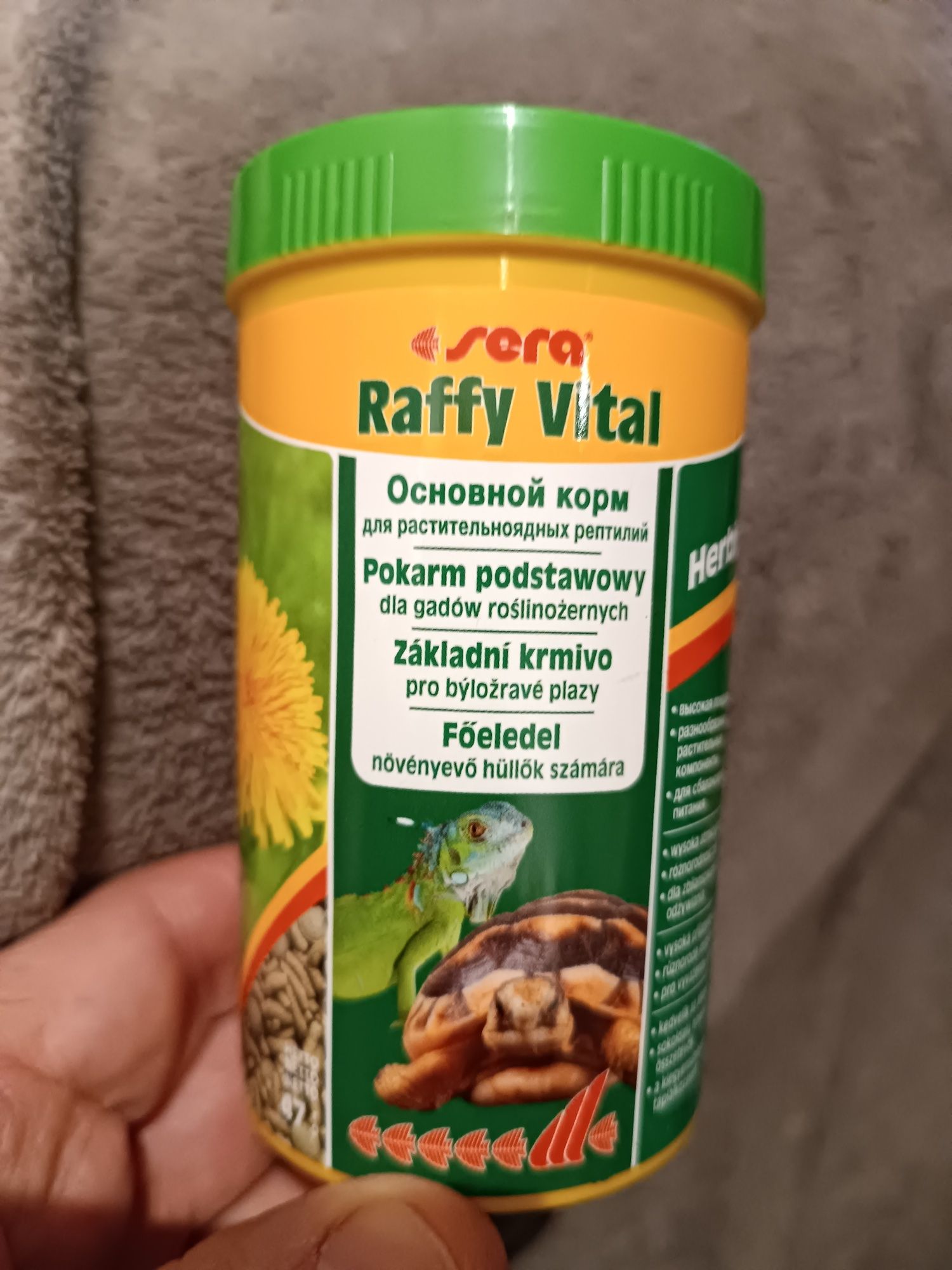 Pokarm suchy dla gadów roślinożernych Raffy Vital