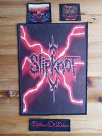 Slipknot, Sabaton, Arkona naszywki metal rock, zestaw