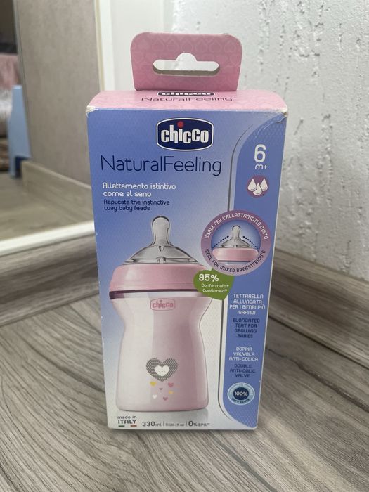 Бутилочка пляшечка для годування 6м+ Chicco