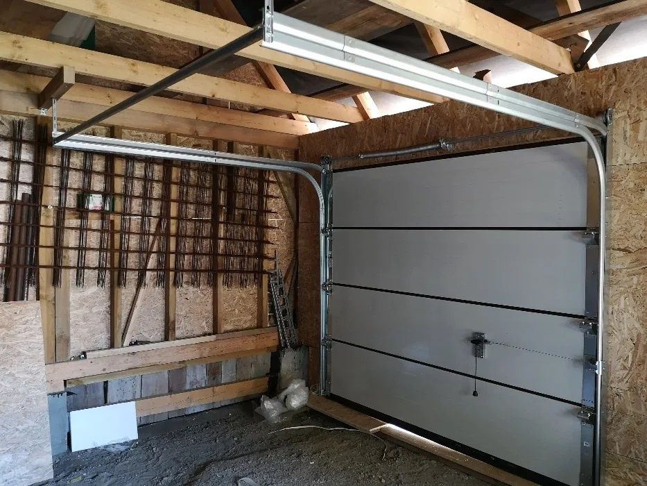 Brama garażowa segmentowa FAKRO 2750X2125 BRĄZ , BIAŁA, ANTRACYT