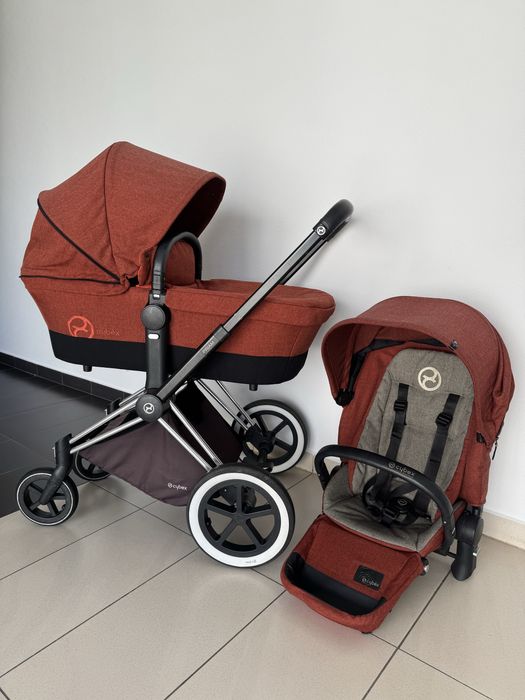 Cybex Priam zestaw gondola plus spacerówka