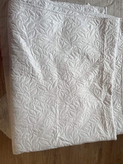 Siwa szara narzuta na łoże 140/230