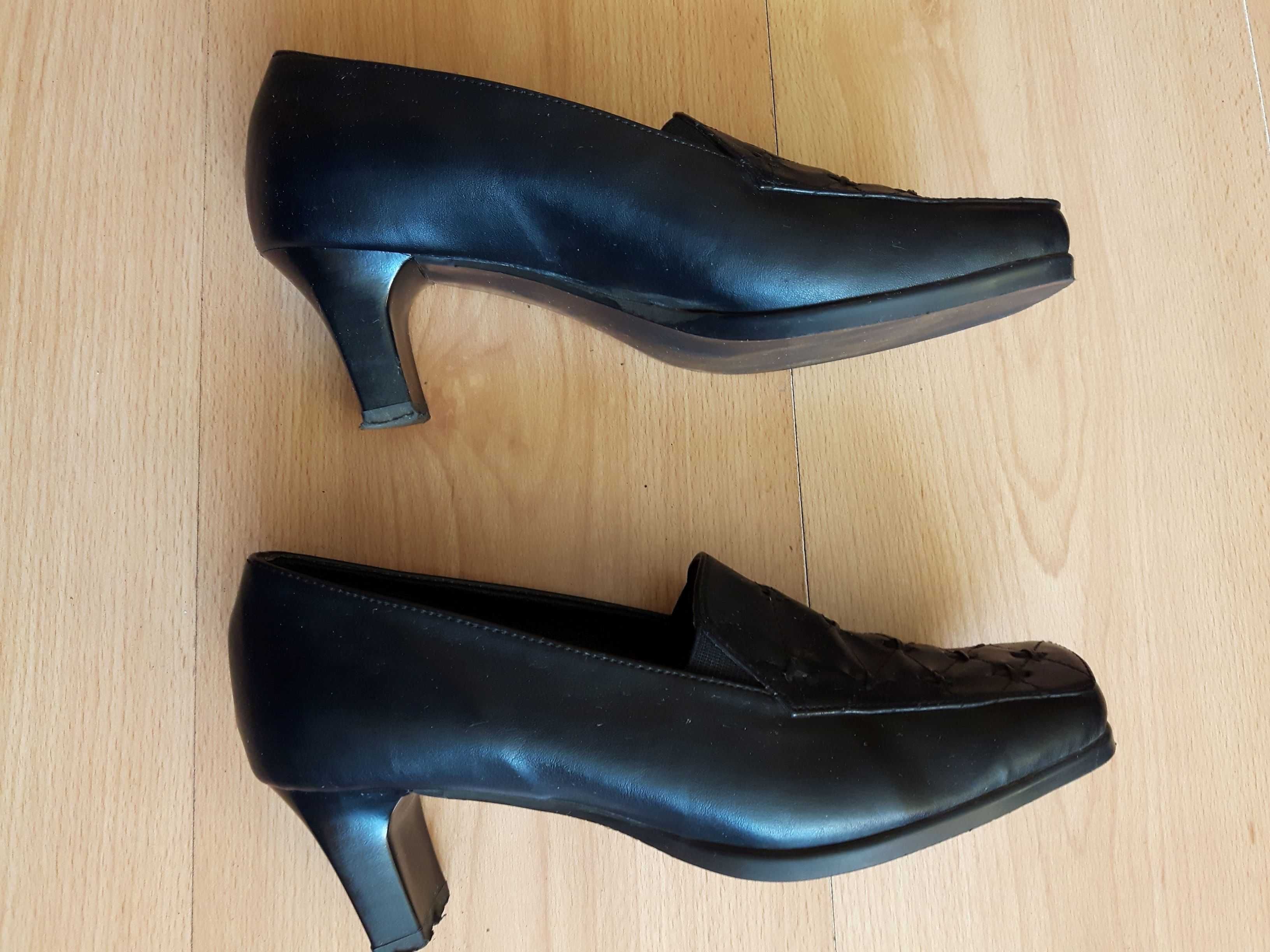 Buty damskie skórzane skóra naturalna 37