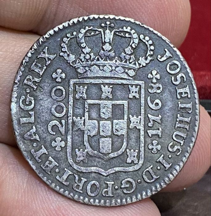 Moeda 12 Vintens 240 Reis D JOSE I - 1768