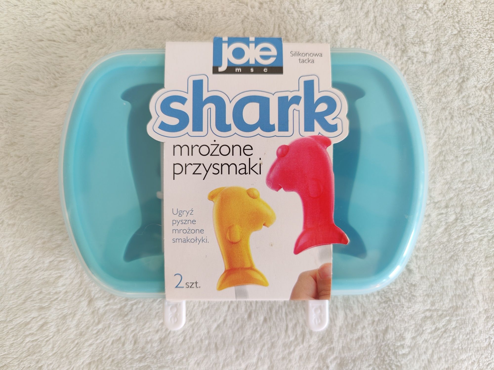 Mrożone przysmaki Joie silikonowy pojemniczek do lodów shark rekin