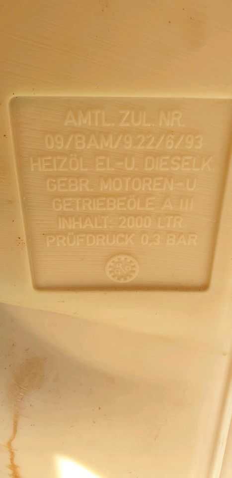 Zbiorniki olej opałowy | na szambo Werit Tank 2003-0 2 sztuki 2000L