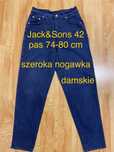 Jack & Jones XL spodnie damskie jeasny dżinsy granatowe Vintage