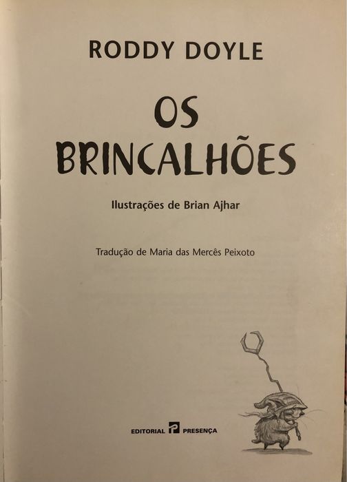 Os Brincalhões. Roddy Doyle