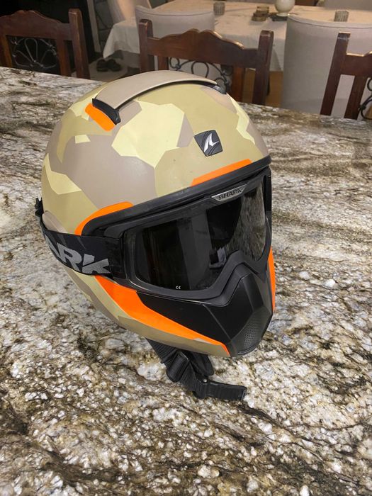 Kask Motocyklowy Shark Vancore Wipeout | Rozm. M | Stan BDB
