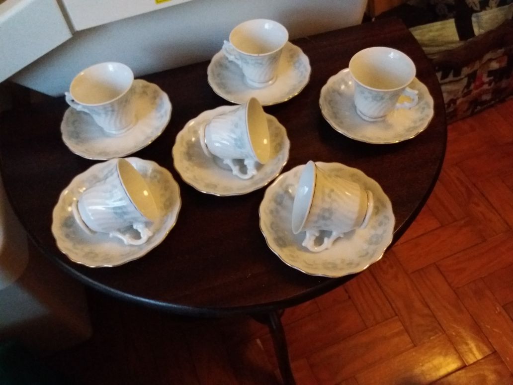 6 chãvenas de café Porcelana da China